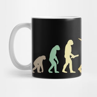 Retro Archery Evolution Gift For Archers & Bowmen Mug